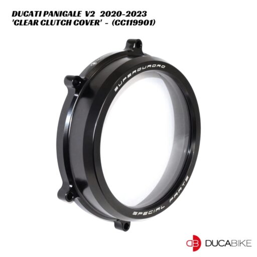 DucaBike Billet Clear Clutch Cover CC119901 - Ducati Panigale V2 2020-2023