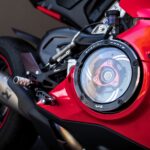 DucaBike Billet Clear Clutch Cover CCV401AD - RED/BLK - Ducati Multistrada V4 / V4S 2021-2023