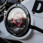 DucaBike Billet Clear Clutch Cover CCV401DA - BLK/RED - Ducati Panigale V4 / V4S 2018-2023