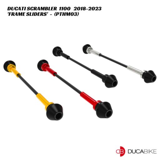 DucaBike Billet Frame Slider Kit - PTHM03 - Ducati Scrambler 1100 2018-2023