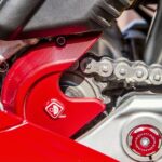 DucaBike Billet Front Sprocket Cover CP11A - RED - Ducati Panigale V4 / V4S / V4R / V4SP 2018-2023