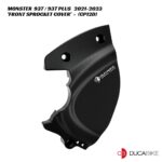 DucaBike Billet Front Sprocket Cover CP12D - BLACK - Ducati Monster 937 / 937 Plus 2021-2023