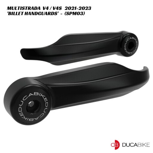DucaBike Billet Handguard Protectors - SPM03 - Ducati Multistrada V4 / V4S 2021-2023