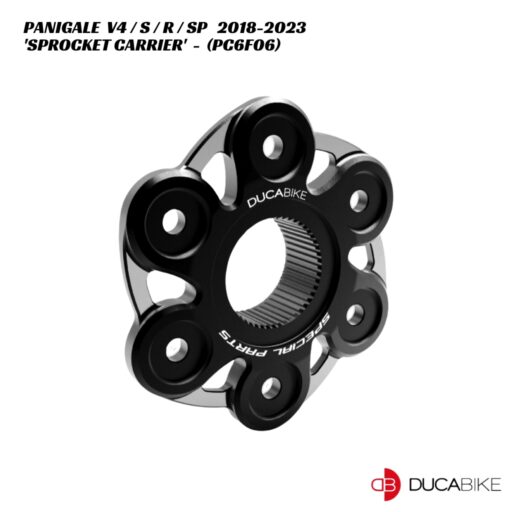 DucaBike Billet Rear Sprocket Carrier - PC6F06 - Ducati Panigale V4 / S / R / SP 2018-2023