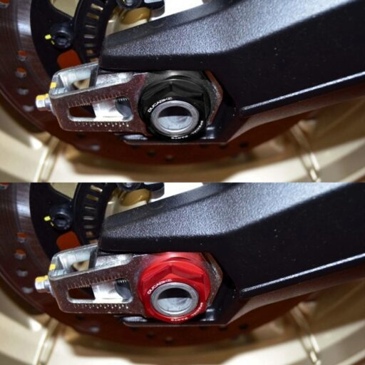 DucaBike Billet Rear Wheel Nuts Kit - KDPR04 - Ducati Scrambler 800 / 1100 2018-2023