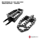 DucaBike CNC Rider Footpegs PPDV09 - Ducati Multistrada V4 / V4S 2021-2023