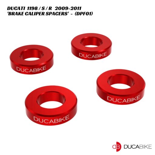 DucaBike Front Brake Caliper Spacers DPF01 - Ducati 1198 / S / R 2009-2011