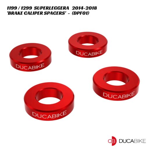 DucaBike Front Brake Caliper Spacers DPF01 - Ducati 1199 / 1299 Superleggera 2014-2018