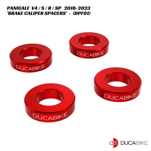 DucaBike Front Brake Caliper Spacers DPF01 - Ducati Panigale V4 / S / R / SP 2018-2023