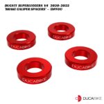 DucaBike Front Brake Caliper Spacers DPF01 - Ducati Superleggera V4 2020-2023