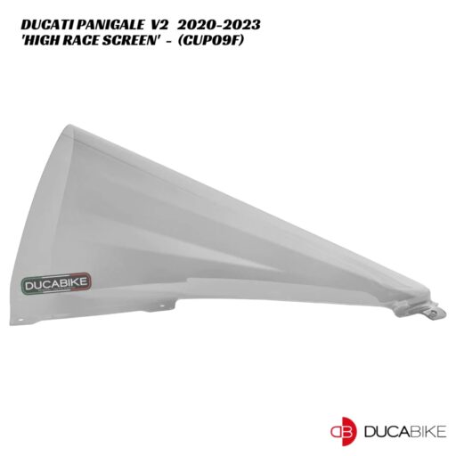 DucaBike High Race Screen CUP09F - SMOKED - Ducati Panigale V2 2020-2023