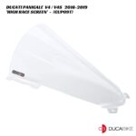 DucaBike High Race Screen CUP09T - CLEAR - Ducati Panigale V4 / V4S 2018-2019