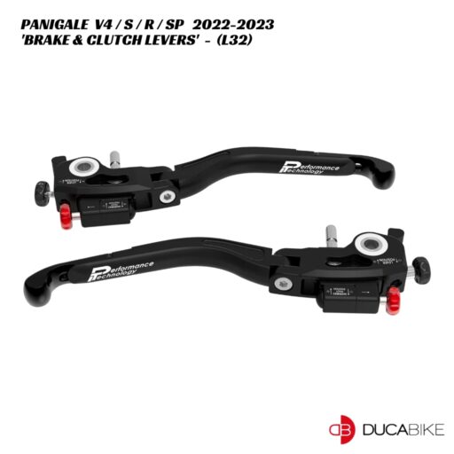 DucaBike ULTIMATE Brake & Clutch Levers - L32 - Ducati Panigale V4 / S / R / SP 2022-2023