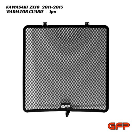 GFP Aluminium Radiator Guard - 1pc - Kawasaki ZX10 2011-2015