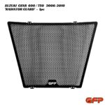 GFP Aluminium Radiator Guard - 1pc - Suzuki GSXR600 / GSXR750 2006-2010