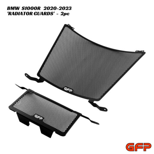 GFP Aluminium Radiator & Oil Cooler Guards - 2pc - BMW S1000R 2020-2023