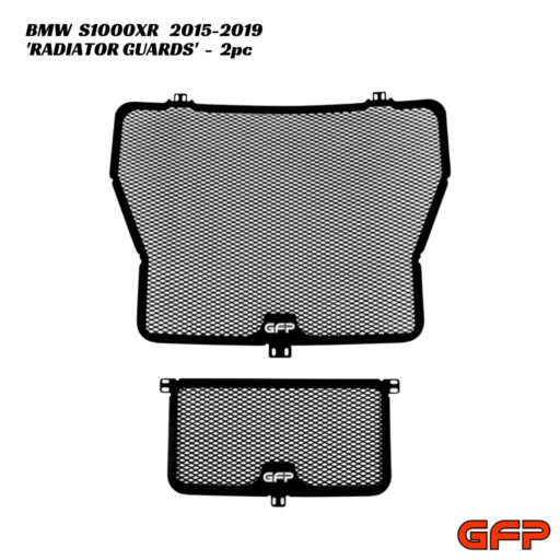 GFP Aluminium Radiator & Oil Cooler Guards - 2pc - BMW S1000XR 2015-2019