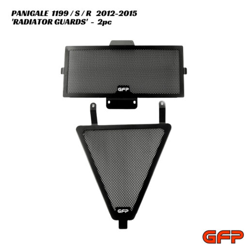 GFP Aluminium Radiator & Oil Cooler Guards - 2pc - Ducati Panigale 1199 / S / R 2012-2015
