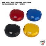 CNC Aluminium Rear Brake Reservoir Cover - SEC12 - KTM 1050 / 1090 / 1190 Adventure 2013-2019