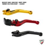 CNC Billet Adjustable Clutch Lever - LCS12 - Ducati 848 / 848 EVO 2007-2013