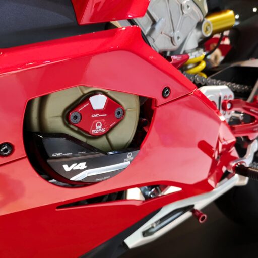 CNC Billet Alternator Protection Cover - PR311BS - Ducati Streetfighter V4 / S / SP 2020-2023