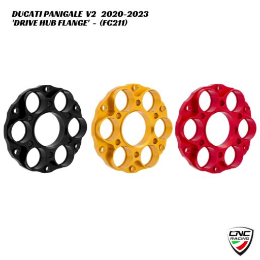 CNC Billet Cush Drive Hub Flange - FC211 - Ducati Panigale V2 2020-2023