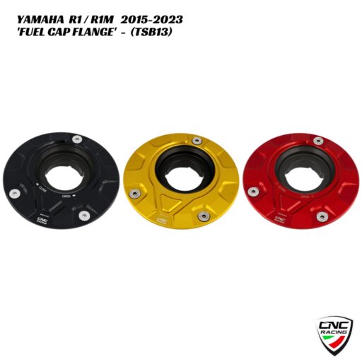 CNC Billet Fuel Cap Flange - TSB13 - Yamaha R1 / R1M 2015-2023