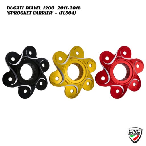 CNC Billet Rear Sprocket Carrier - FL504 - Ducati Diavel 1200 2011-2018