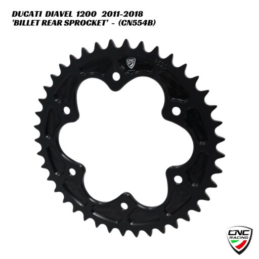 CNC Billet Rear Sprocket Z41 P520 - CN554B - Ducati Diavel 1200 / S 2011-2018