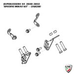 CNC Carbon Fiber Brake Coolers With Mounts - ZA701 - Ducati Superleggera V4 2020-2023