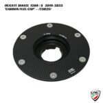 CNC Carbon Fiber Fuel Cap Flange - TSB25 - Ducati Diavel 1260 / S 2019-2022