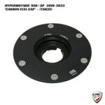 CNC Carbon Fiber Fuel Cap Flange - TSB25 - Ducati Hypermotard 950 / SP 2019-2023