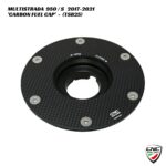 CNC Carbon Fiber Fuel Cap Flange - TSB25 - Ducati Multistrada 950 / S 2017-2021