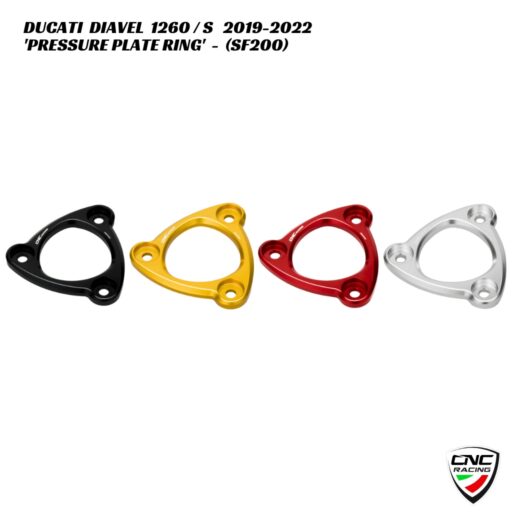 CNC Clutch Pressure Plate Ring - SF200 - Ducati Diavel 1260 / S 2019-2022