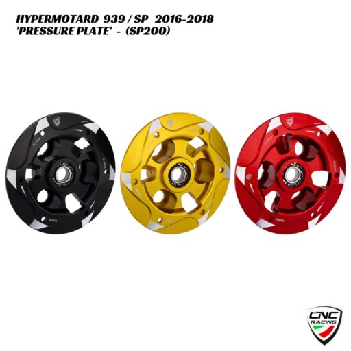 CNC Clutch Pressure Plate With Bearing - SP200 - Ducati Hypermotard 939 / SP 2016-2018