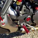 CNC Folding Rider Footpegs - PC123 - Ducati Monster 1100 / S / EVO 2009-2013