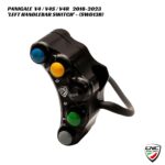 CNC Left Handlebar Switch BLACK - SWD13B - Ducati Panigale V4 / V4S / V4R 2018-2023