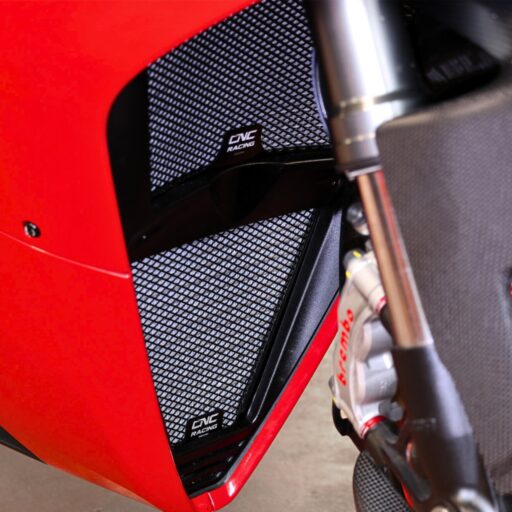 CNC Radiator & Oil Cooler Guards - RA015B - Ducati Panigale V4 / S / R / SP 2018-2023