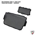 CNC Radiator & Oil Cooler Guards - RA062B - Ducati Multistrada 1200 / S 2010-2017