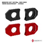 DucaBike Billet Chain Adjuster Kit - CTC02 - Ducati Monster 937 / 937 Plus 2021-2023