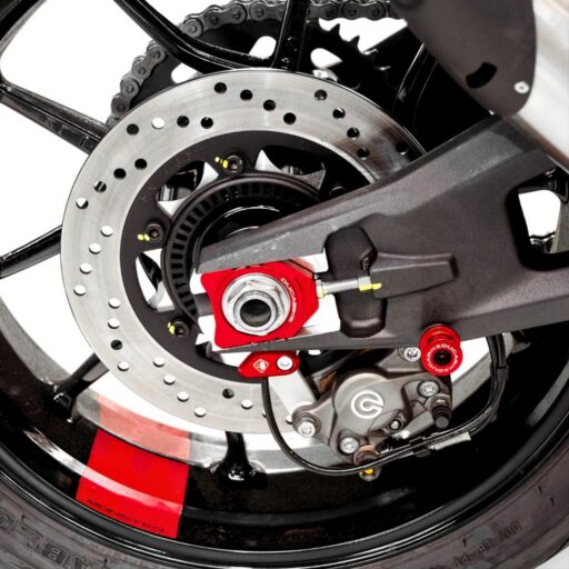 DucaBike Billet Chain Adjuster Kit - CTC02 - Ducati Monster 937 / 937 Plus 2021-2023