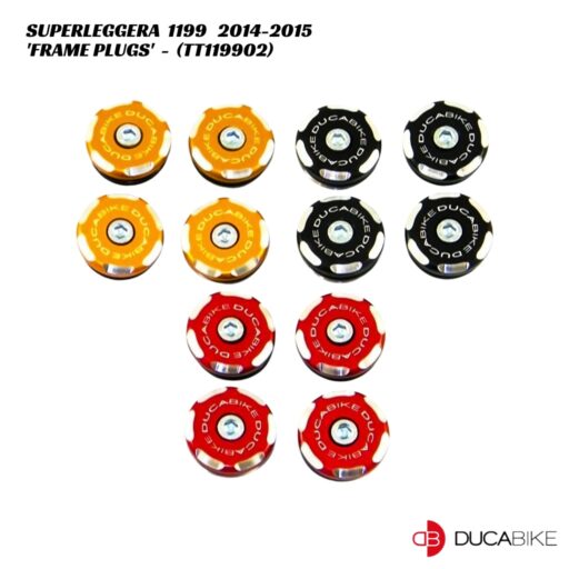 DucaBike Billet Frame Plug Kit - TT119902 - Ducati 1199 Superleggera 2014-2015