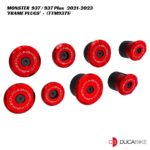 DucaBike Billet Frame Plug Kit - TTM9371 - Ducati Monster 937 / 937 Plus 2021-2023