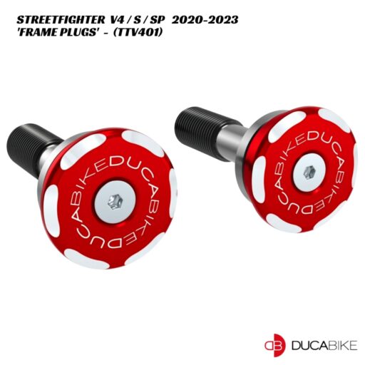 DucaBike Billet Frame Plug Kit - TTV401 - Ducati Streetfighter V4 / S / SP 2020-2023
