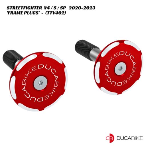 DucaBike Billet Frame Plug Kit - TTV402 - Ducati Streetfighter V4 / S / SP 2020-2023