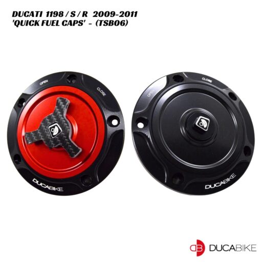 DucaBike Billet Quick Release Fuel Cap - TSB06 - Ducati 1198 / S / R 2009-2011