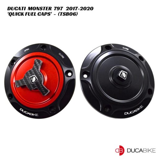DucaBike Billet Quick Release Fuel Cap - TSB06 - Ducati Monster 797 2017-2020