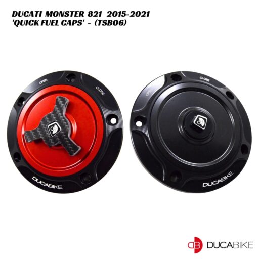 DucaBike Billet Quick Release Fuel Cap - TSB06 - Ducati Monster 821 2015-2021