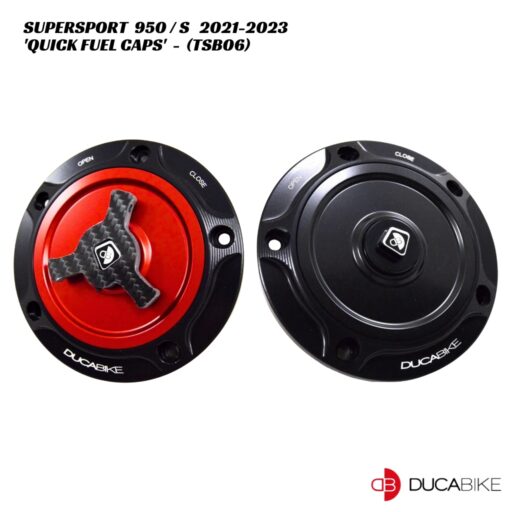 DucaBike Billet Quick Release Fuel Cap - TSB06 - Ducati Supersport 950 / S 2022-2023