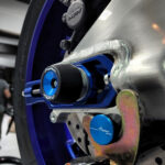 LighTech Front & Rear Axle Slider Kit BLUE - WAPAP401 - Aprilia RSV4 R / RR / RF / Factory 2009-2022